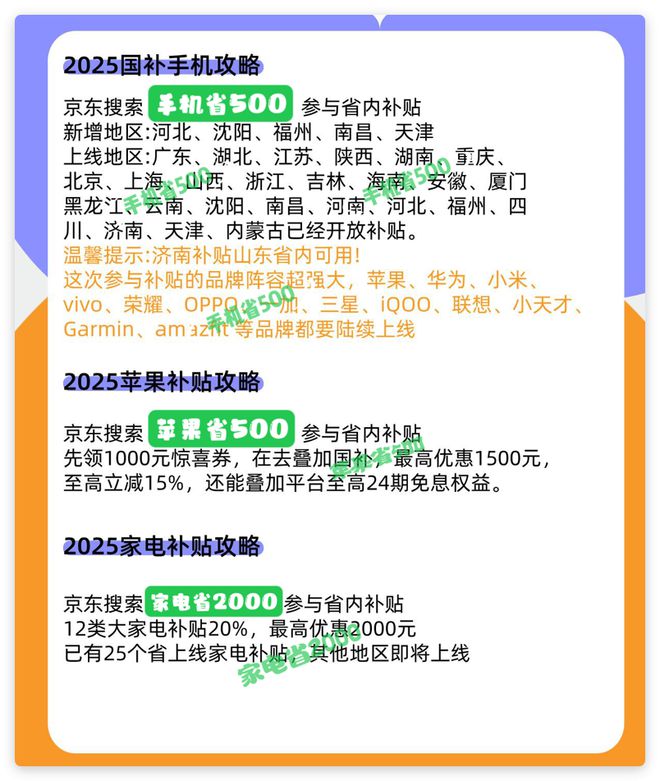 南：2025年手机家电购买流程详解尊龙凯时app网站国家补贴最新指(图3)