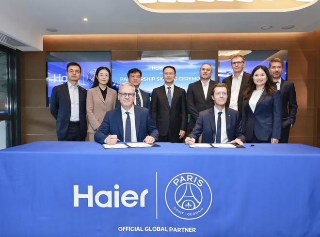 为利物浦、巴黎圣日尔曼全球合作伙伴z6尊龙网站登录入口：海尔公司成(图2)